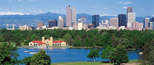 city scene of Denver